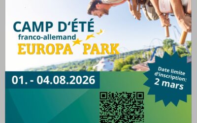 Nouvelle activité – jeunes adultes et famille – 4 jours à Europapark – Aout 2026